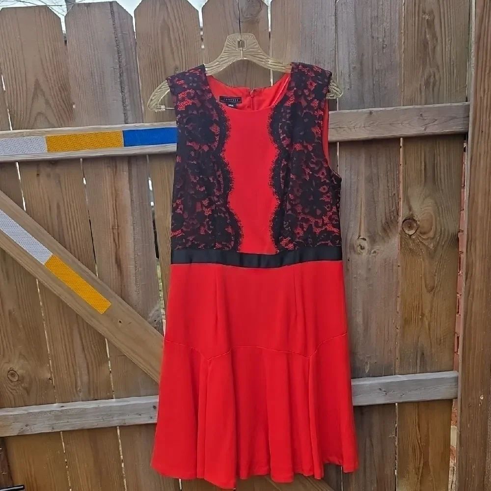 Red And Black Dress